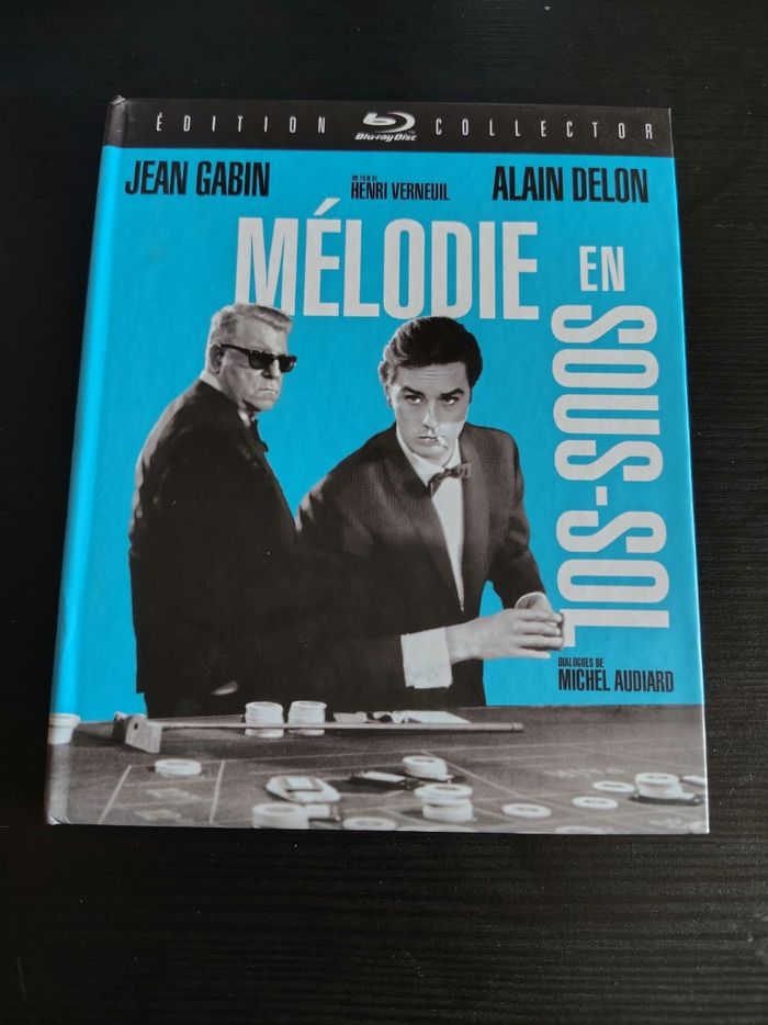 Blu Ray Digibook Collector  Mélodie en sous-Sol (Jean Gabin, Alain Delon, Henri Verneuil)