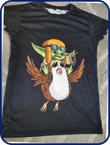 baby Yoda taille 10 ans tee chirt