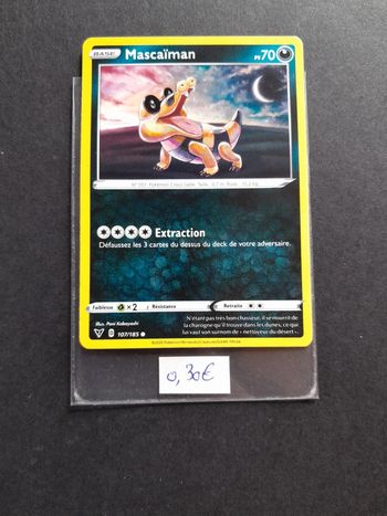 Carte Pokémon Mascaïman 107/185