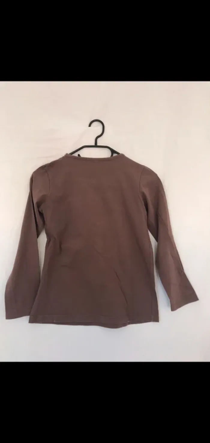 Tee shirt marron - photo numéro 4