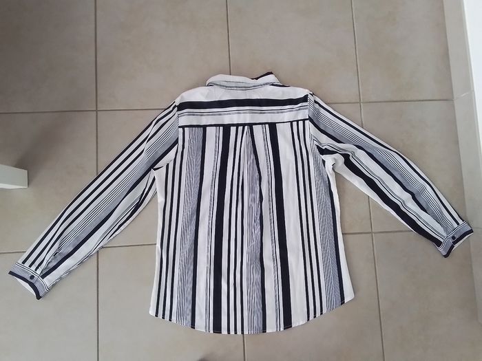 Chemise femme T  42  marine et blanc - photo numéro 6