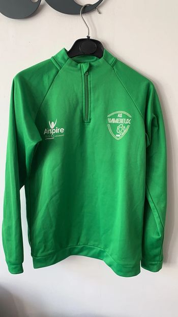 Veste sport foot verte Wimereux Airspire 10 ans