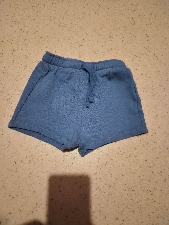 Short bleu, Kiabi, 18 mois