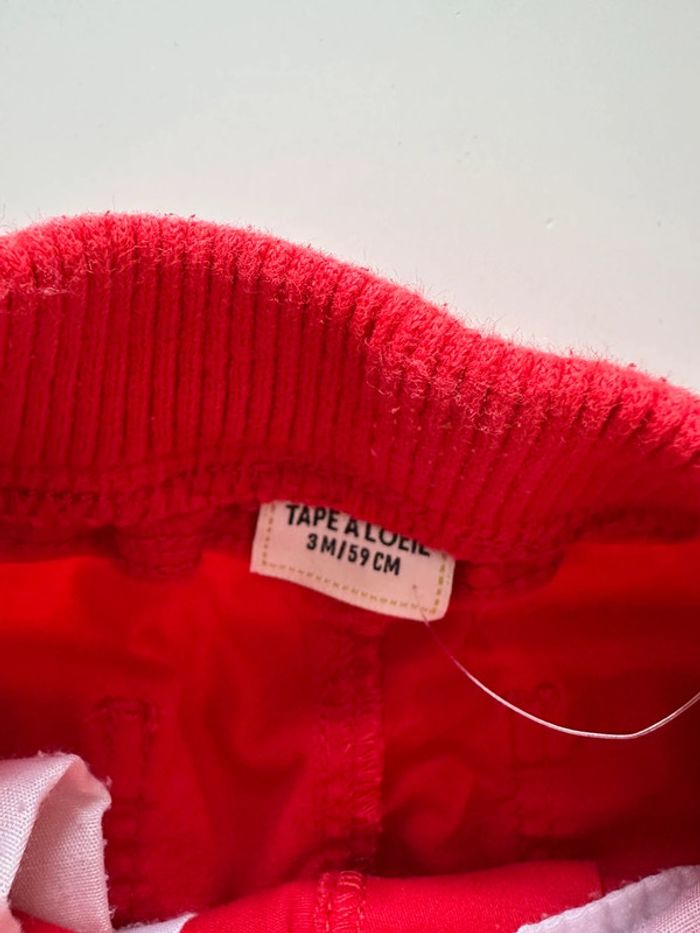 Pantalon rouge garçon - 3 mois - Tape à l’œil - photo numéro 5