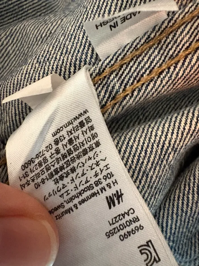 Veste jean H&M - photo numéro 4