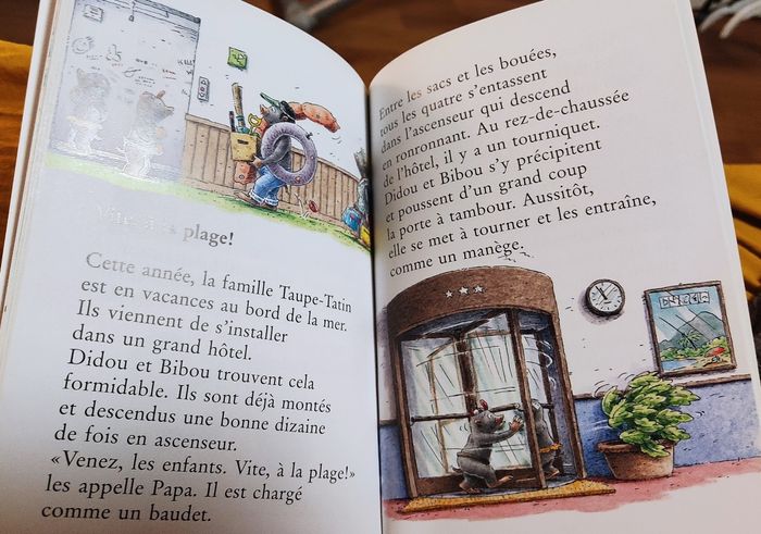 Livre  Famille taupe-tatin " vive les vacances" - photo numéro 3