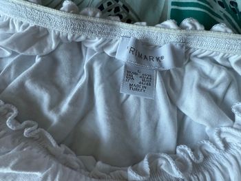 Neuf - Croc Top blanc Primark - Taille L (42/44)