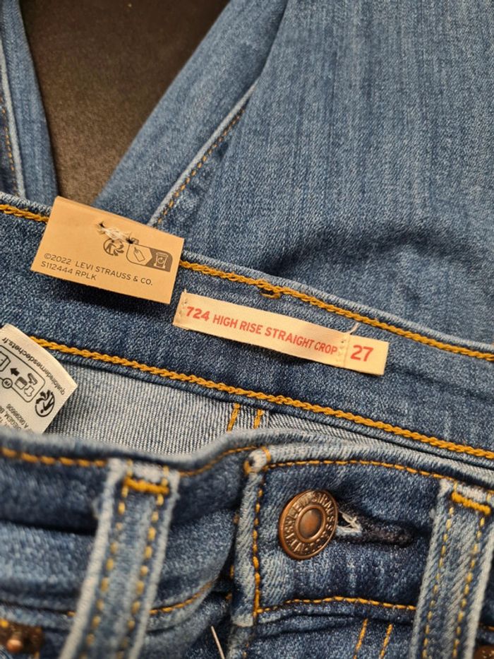 Jeans levis 724 high rise cropped - photo numéro 3