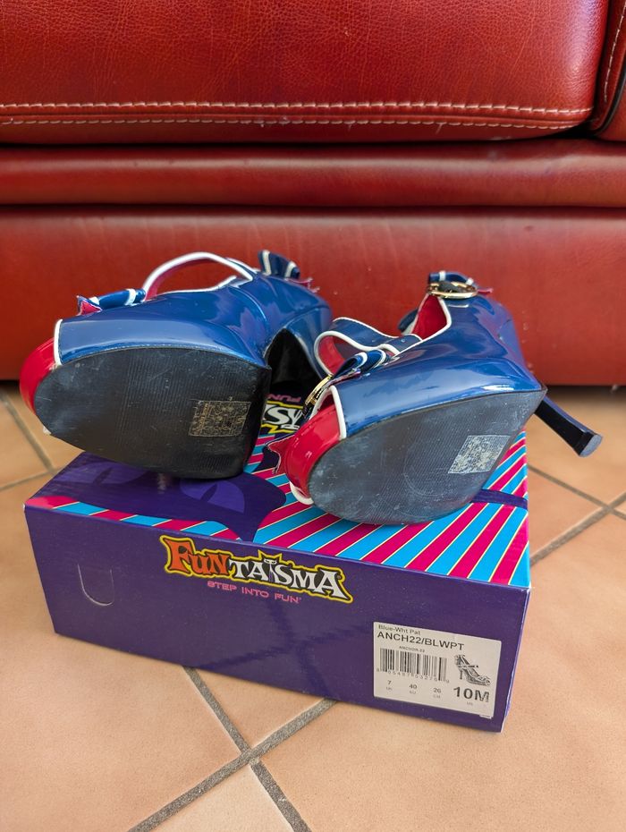 Chaussure pin up marin funtasma 40 - photo numéro 9