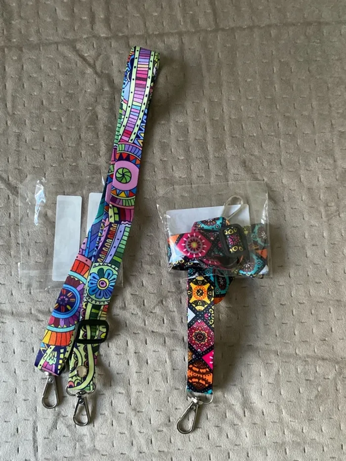 Lot de deux bandoulière pour sac