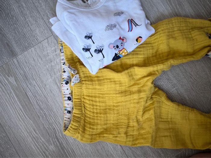 Ensemble pantalon et tee shirt manche longue 9 mois - photo numéro 5