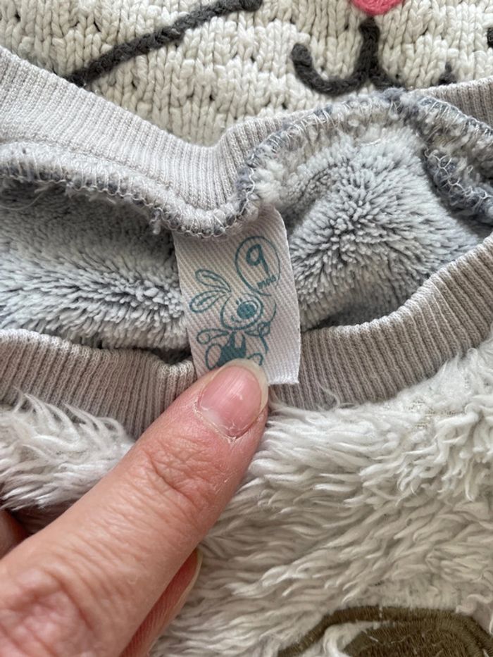 Lot de 2 pulls fille 9 mois - photo numéro 3