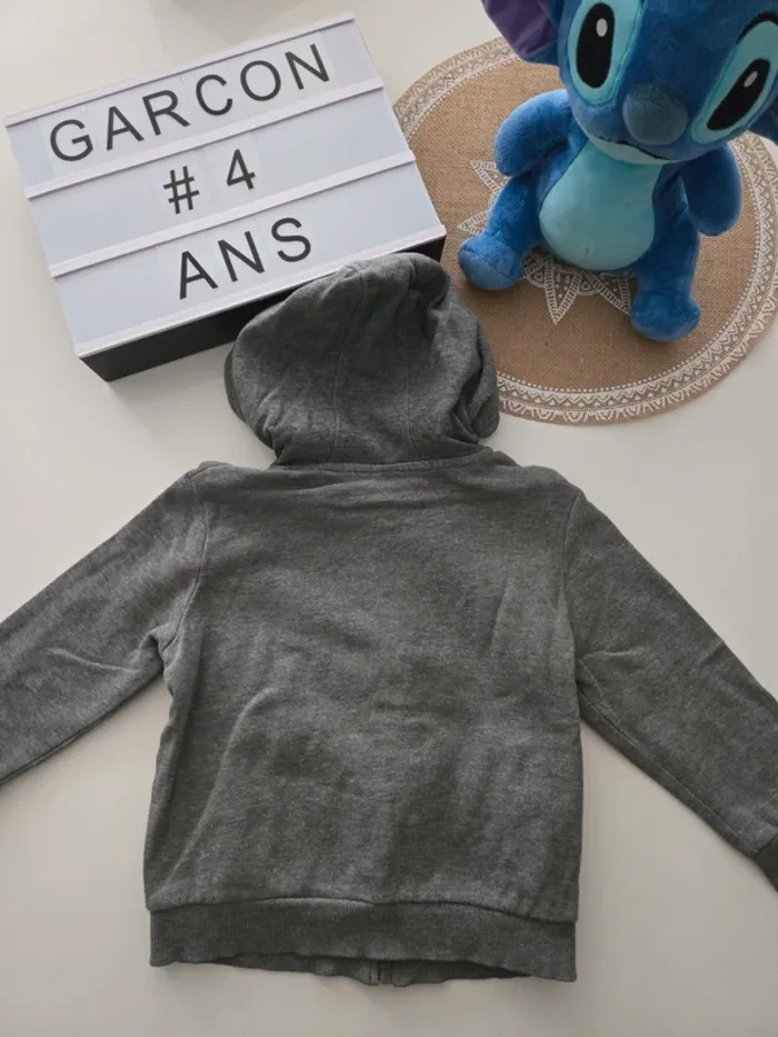 Gilet gris pat patrouille 4ans - photo numéro 4