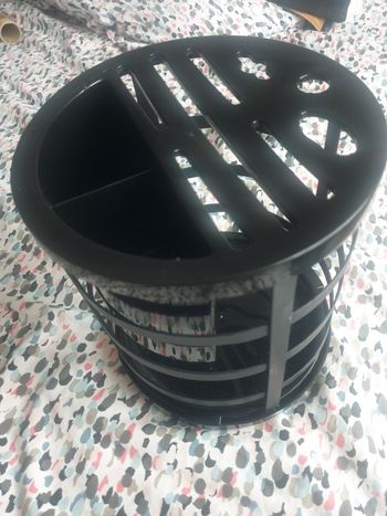 Porte couteaux couvert plastique et fer tournant impeccable