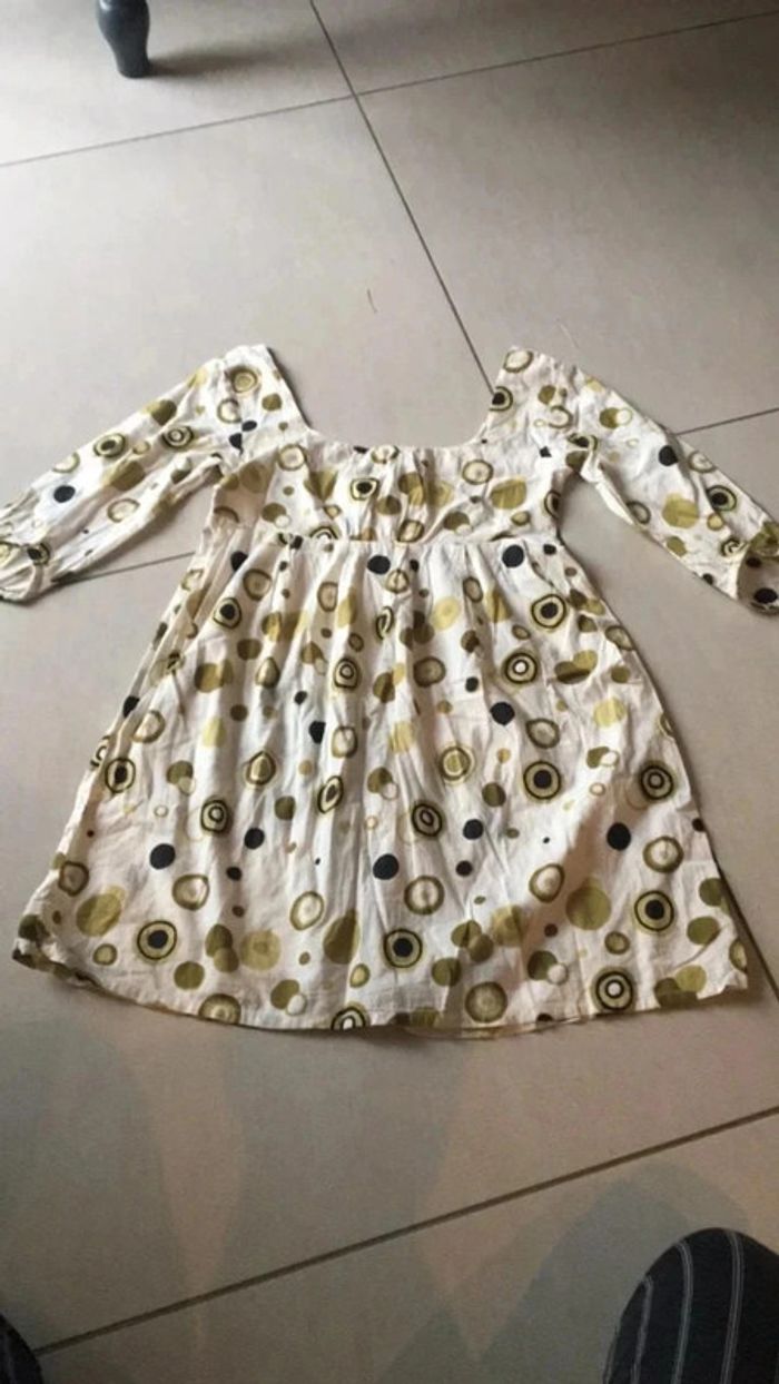 Robe motif rond 10ans