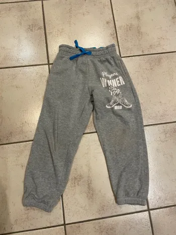 Pantalon souple Mini Gang 5ans (gris)