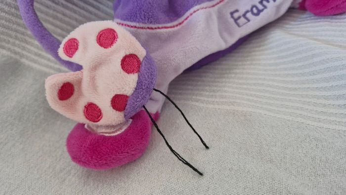 Doudou marionnette coccinelle framboiselle Doudou et compagnie - photo numéro 4