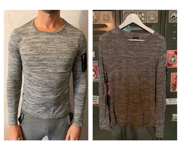 tee shirt manches longues hommes - photo numéro 7