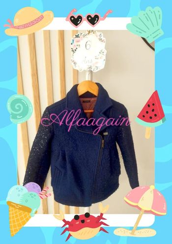 Manteau IKKS sequins bleu 6ans