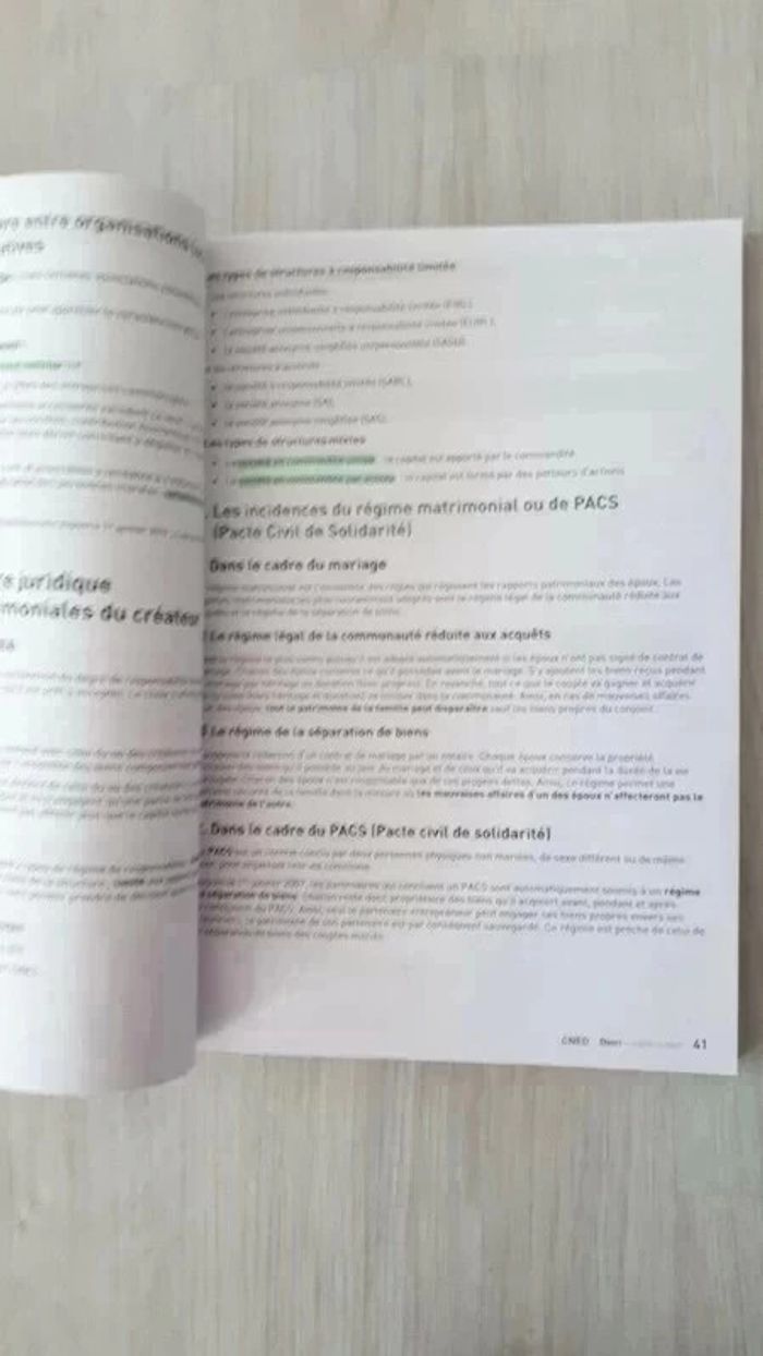 Livret Cned "Droit", BTS Tertiaires 1ère année - photo numéro 3