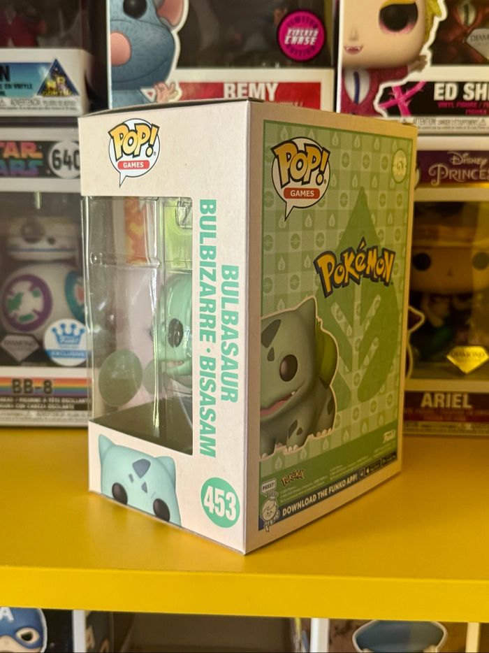 Funko Pop! Games 453 - Pokémon - Bulbasaur Bulbizarre Bisasam - Soft Color - Funko Special Edition - photo numéro 3
