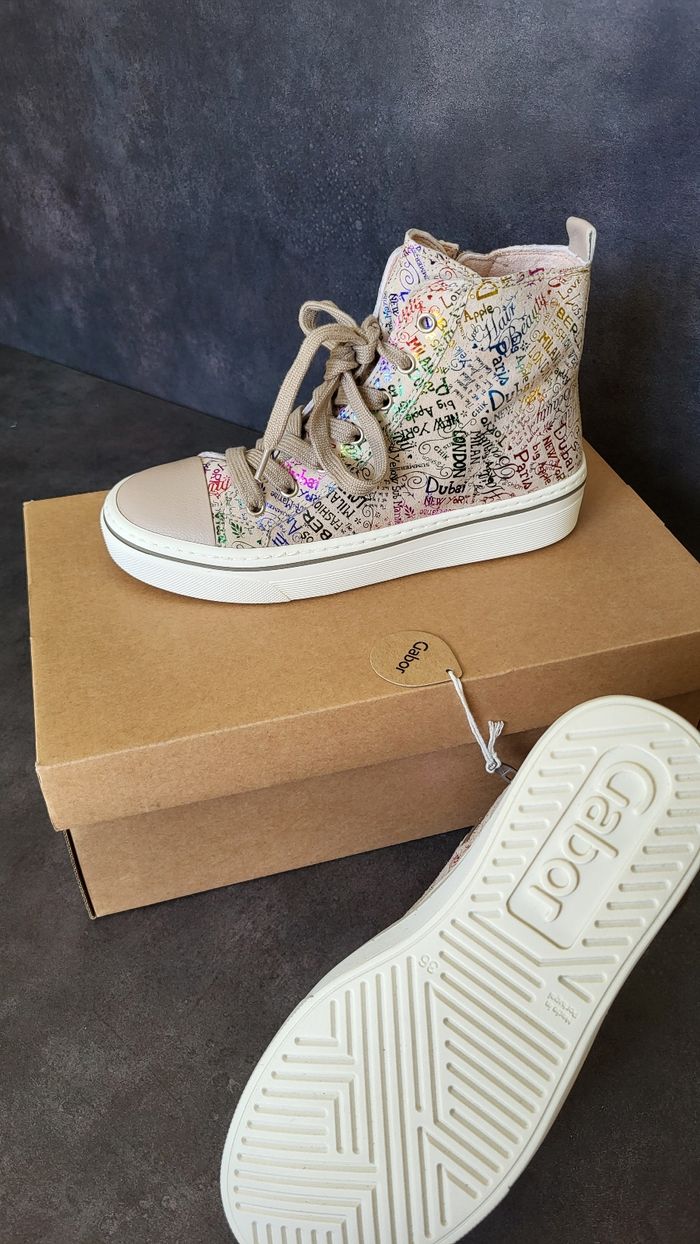 Gabor Sneakers Beige Multicolor - Unisex - Size : 36 🌈🌈 - photo numéro 3