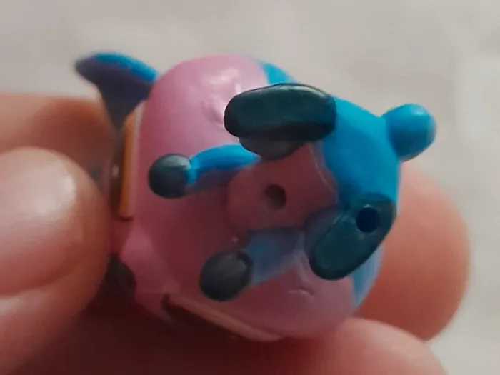 Petite Figurine Littlest Pet Shop Biche bleue et rose #4140 - photo numéro 3