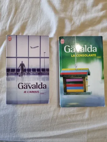 Lots de 2 livres d'Anna Gavalda