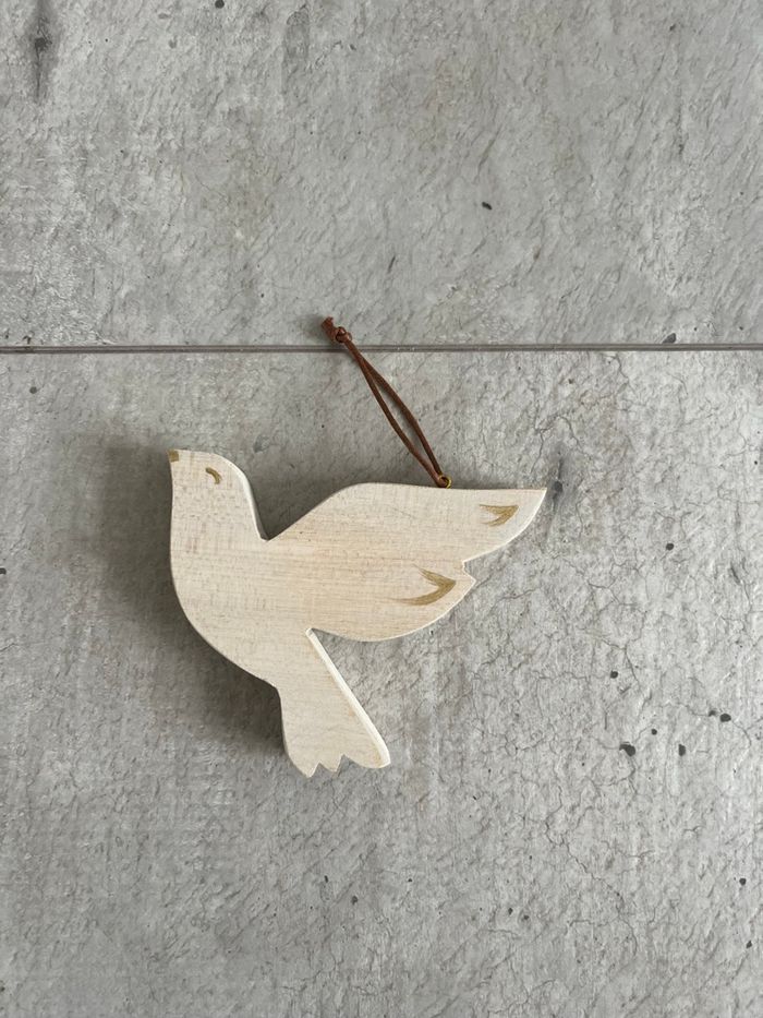 Oiseau en bois à suspendre - photo numéro 2