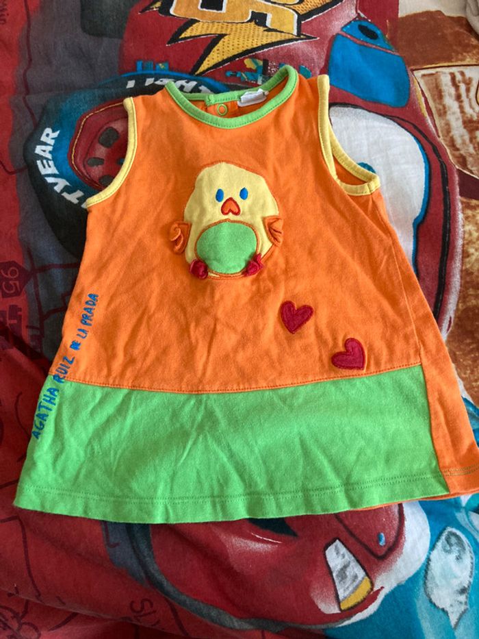 Robe 6 mois poussin Agatha Ruiz de la Prada