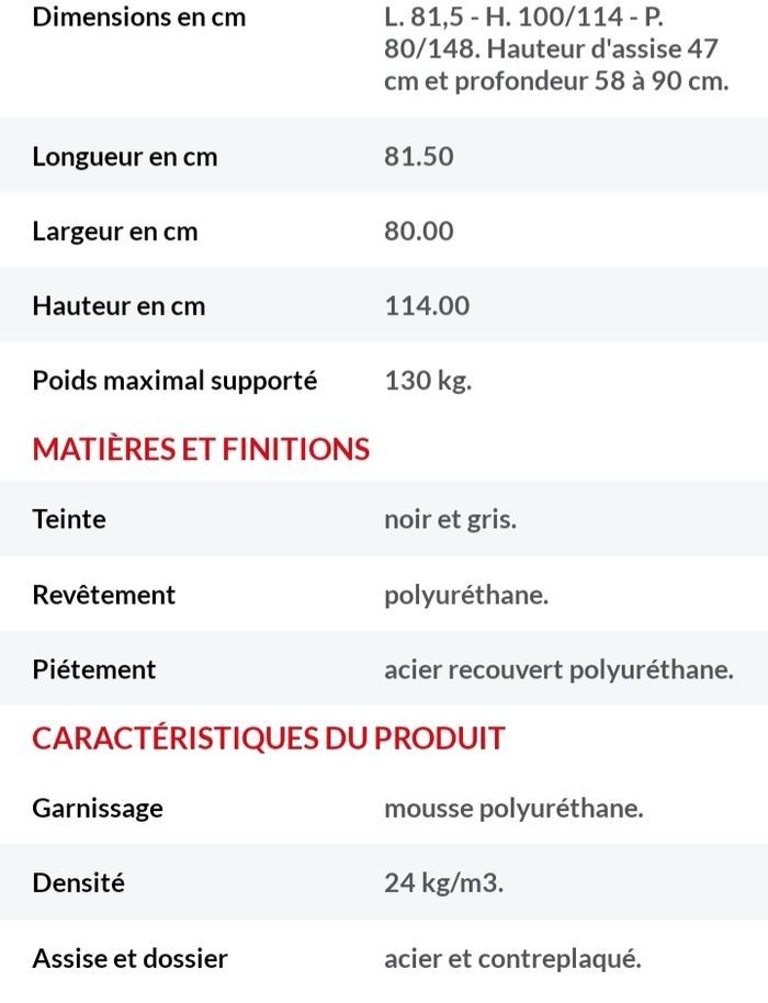 Vend fauteuil relax manuel gamer super état - photo numéro 6