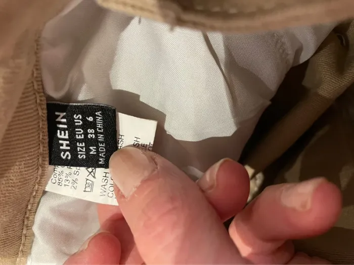 Jean patte d éléphant beige taille M -38 SHEIN très bon état - photo numéro 8