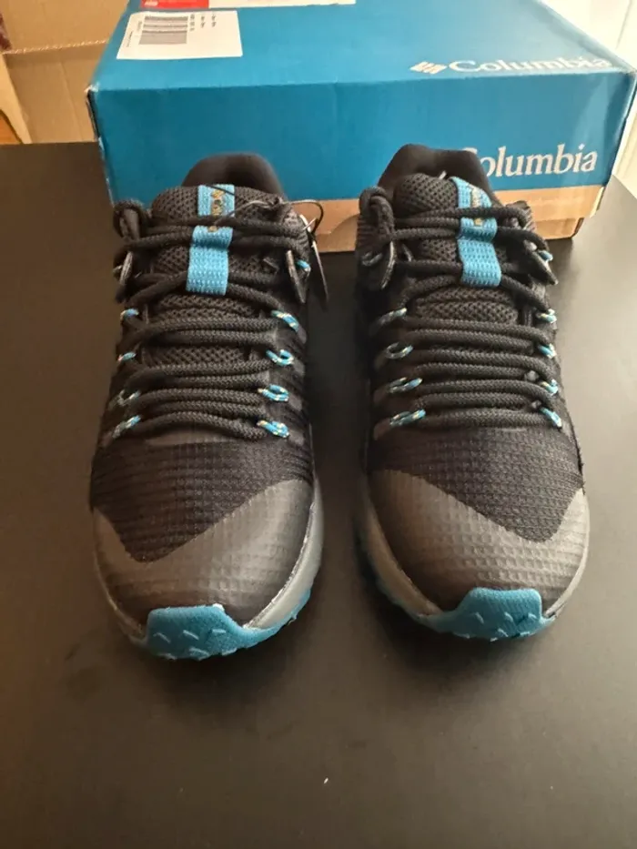 Chaussures de randonnées imperméables Columbia Trailstorm Femme noir souci éclatant taille 36 neuf - photo numéro 3