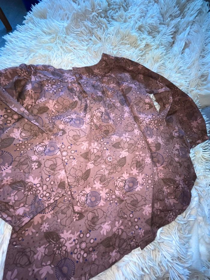 Blouse étanches longues fille fleurie 24 mois Kiabi - photo numéro 4