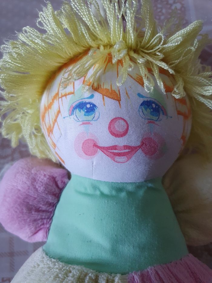 Doudou Clown marque Mundia Vintage - photo numéro 3