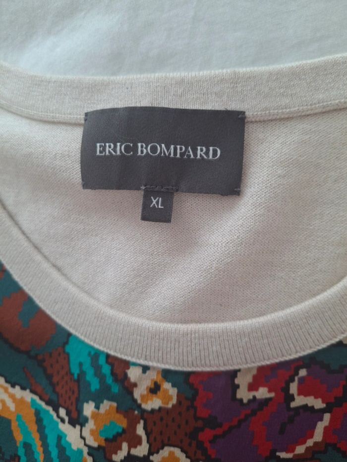 Pull manches courte " Eric Bompard "T XL cachemire et soie Superbe et rare - photo numéro 7