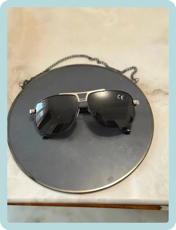 Lunette de soleil aviateur noire