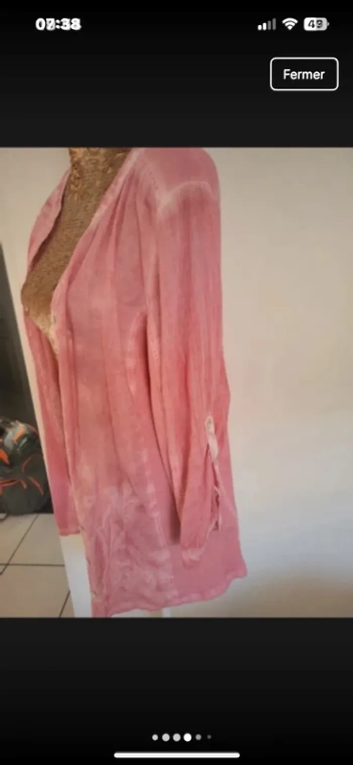 Chemise xl rose - photo numéro 2
