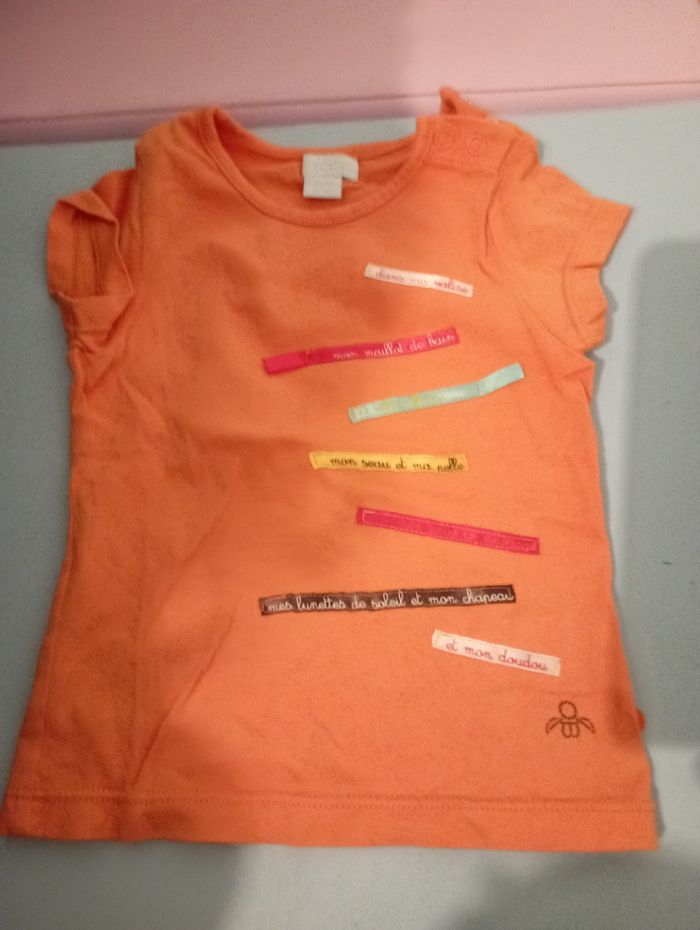 Haut manches courtes Obaibi 6 mois