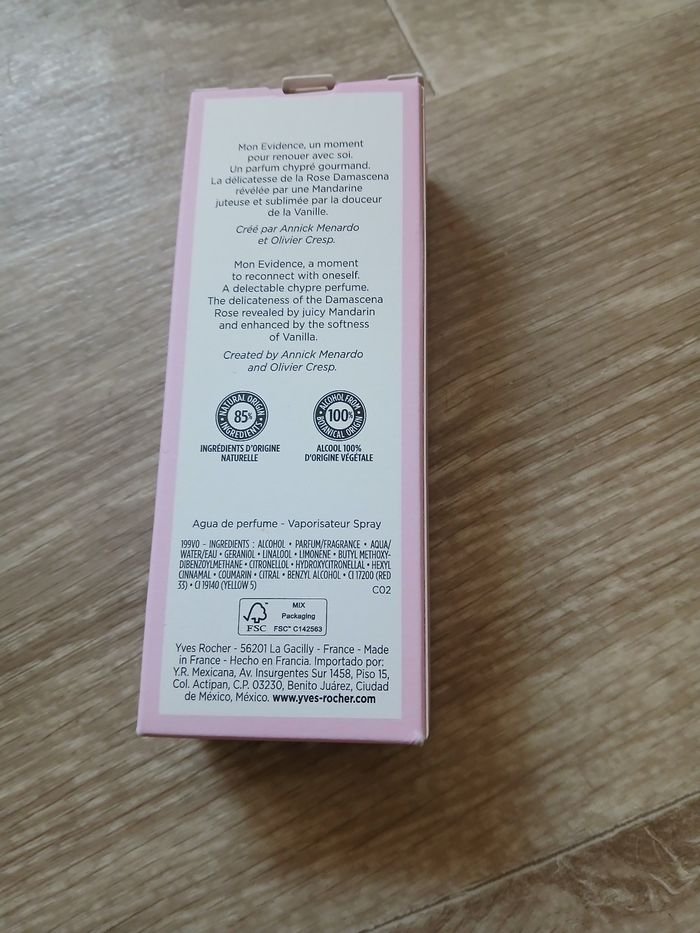 Parfum neuf Yves rocher Mon évidence - photo numéro 4