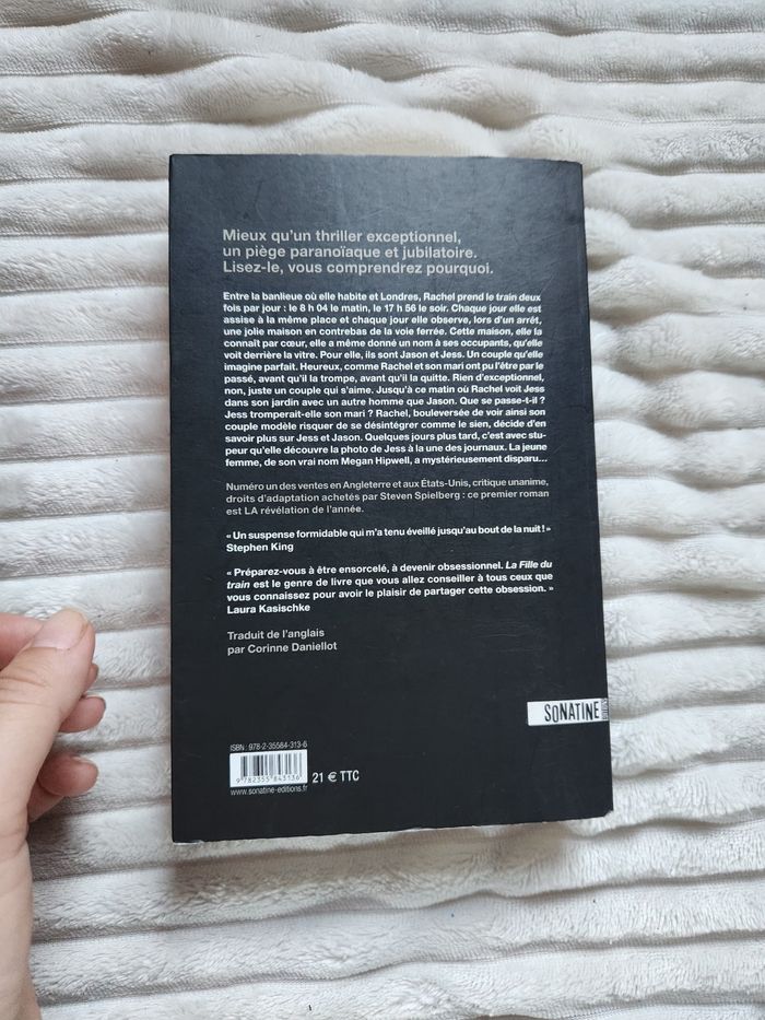 La Fille du train – Paula Hawkins (broché, très bon état) - photo numéro 3