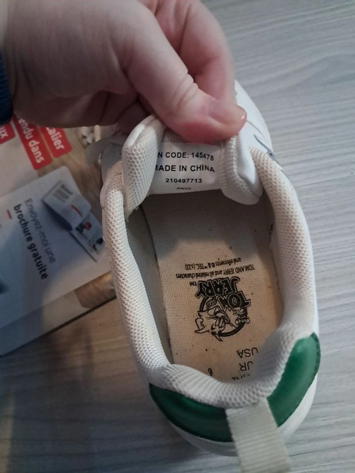 Baskets blanches Tom & jerry - photo numéro 3