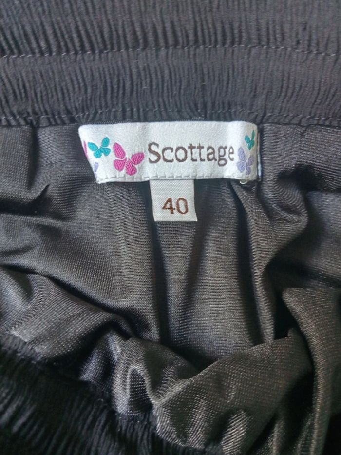 jupe noire scottage taille 40 - photo numéro 3