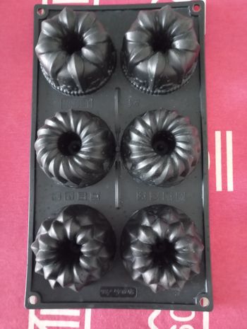 Moule silicone 6 kouglof style Demarle comme neuf
