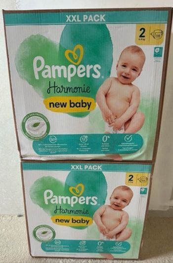 222 couches Pampers harmonie taille 2