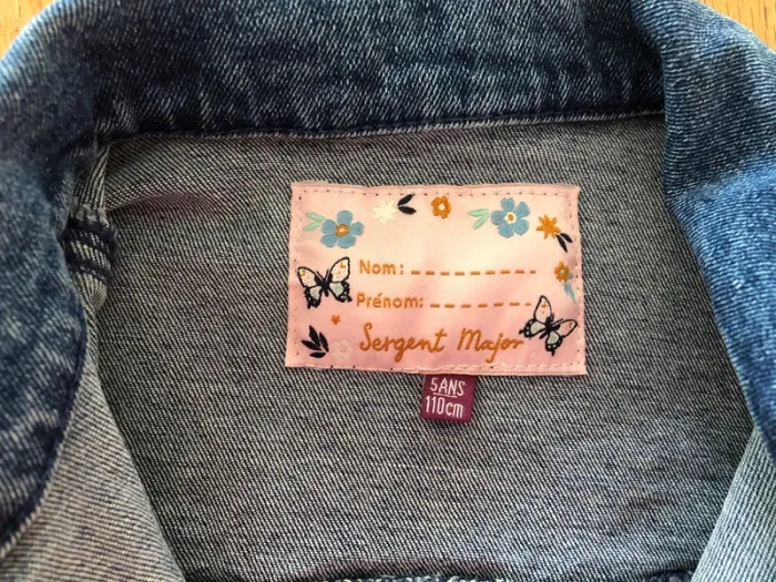 Veste en jeans Sergent Major Butterfly 5 ans - photo numéro 3