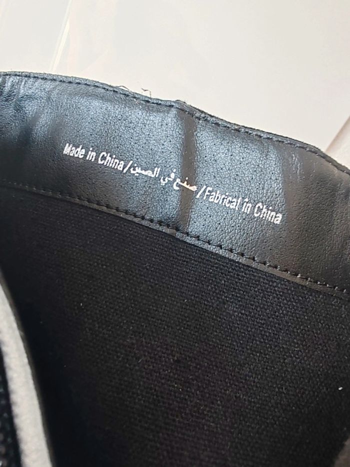 Camaïeu Bottines Suédées Noires Pointues à Talon – Taille 38 – Neuf sans Étiquette - photo numéro 9