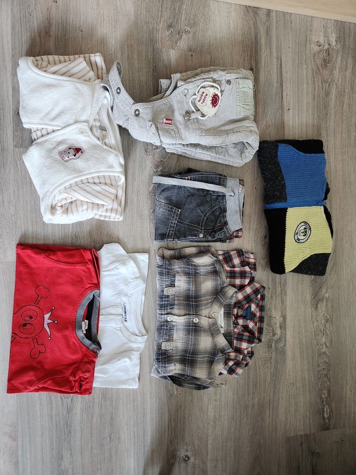 Lot vêtements garçons 12 mois