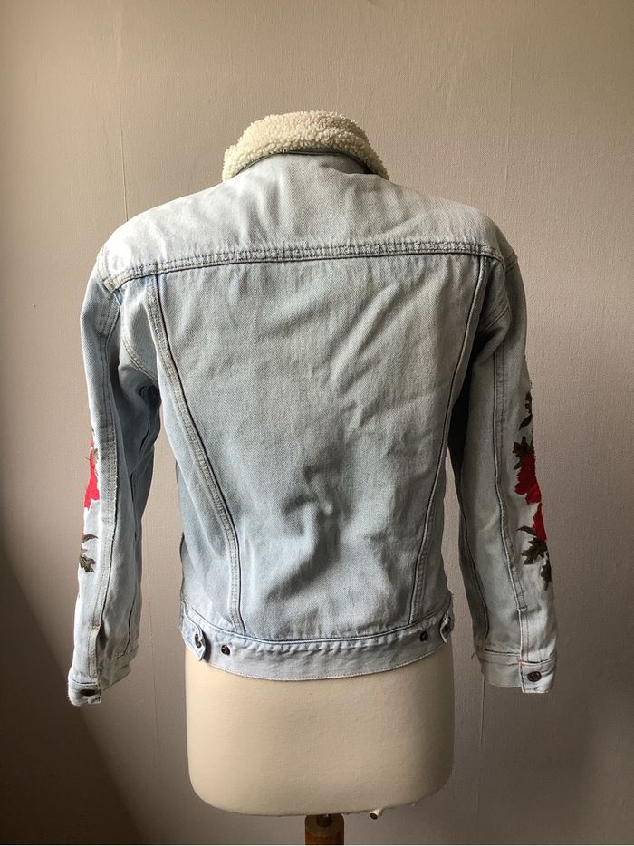 Veste Levi’s Sherpa brodé fleurs - photo numéro 8