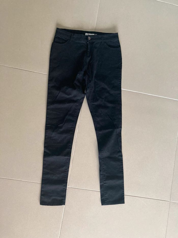 Pantalon jean noir neuf taille 36 - photo numéro 4